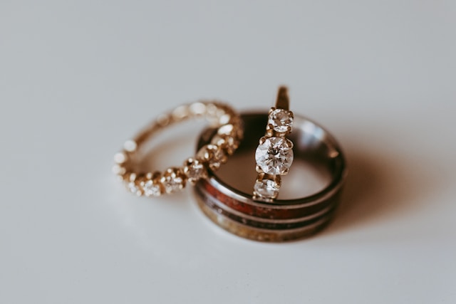 Bague or et diamant 2.5 carats